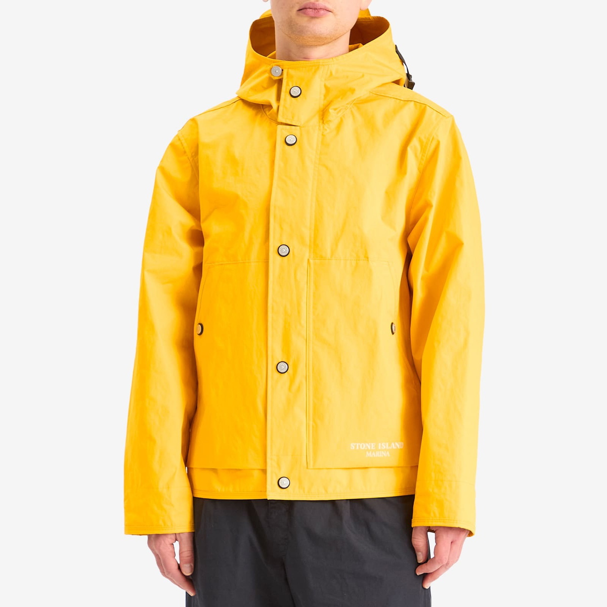 Stone Island Men's Marina Aluminium Tela Parka Jacket in