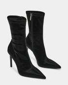 Steve Madden Mackena Booties in Black Satin