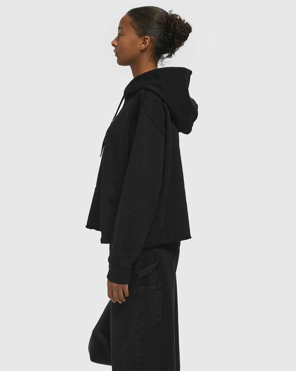 Maison Margiela MM6 SWEATSHIRT Black Womens Hoodies/Sweatshirt