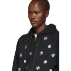 Marc Jacobs Black Embellished Hoodie