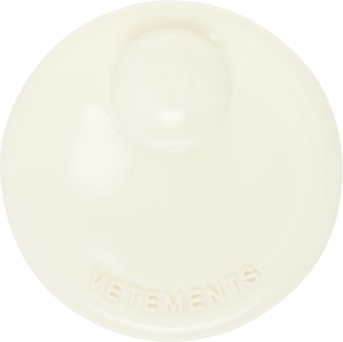 VETEMENTS Off-White Security Tag Brooch