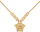 Versace Gold Medusa Greca Necklace