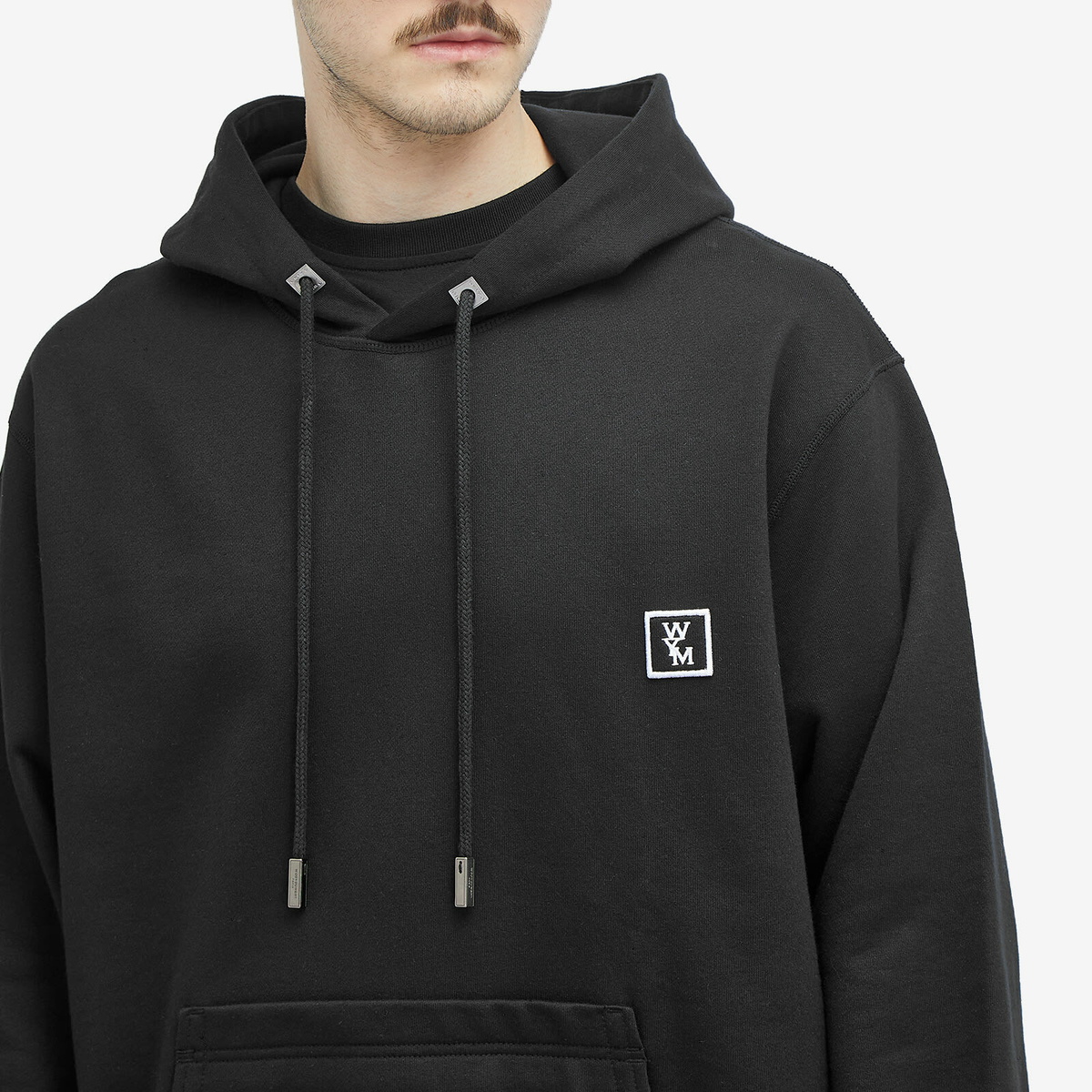 Wooyoungmi Men's Back Logo Hoodie in Black Wooyoungmi