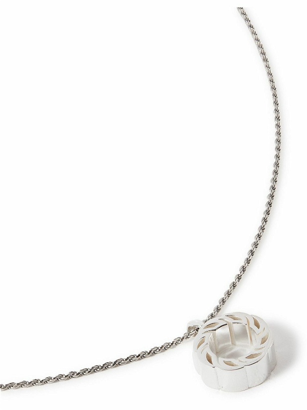 Photo: Bottega Veneta - Sterling Silver-Tone Pendant Necklace