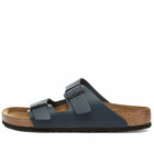 Birkenstock Arizona in Blue Leather