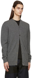 Comme des Garçons Shirt Grey Knit Lambswool Cardigan