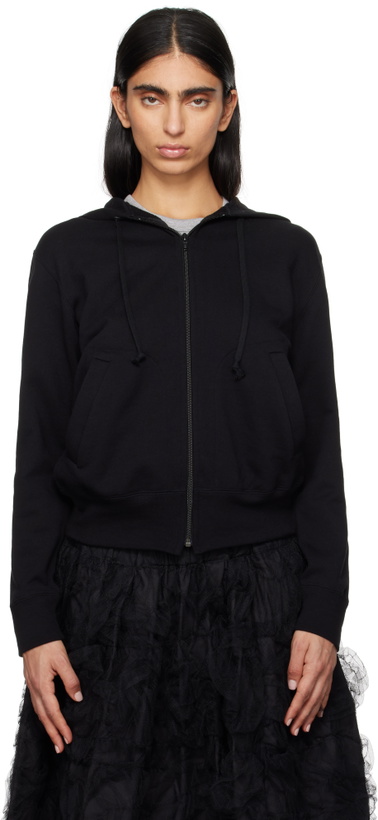 Photo: COMME des GARÇONS PLAY Black 'Heart On Back' Hoodie