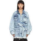 Marques Almeida Blue Denim Multipocket Jacket