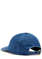 Chloe Logo Banana-appliquéd Denim cap