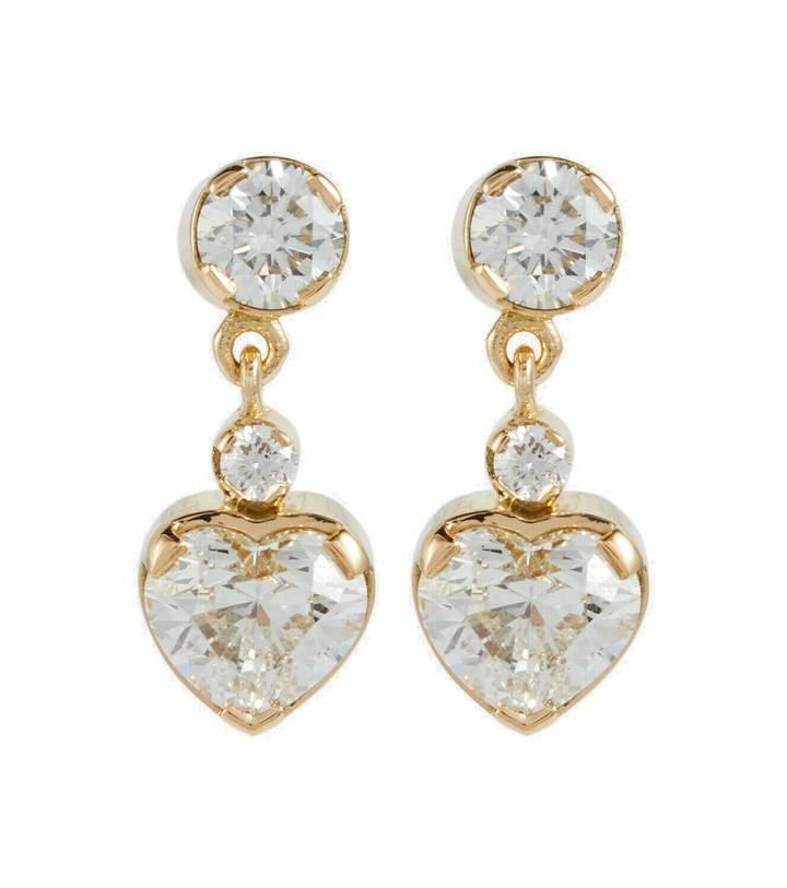 Photo: Sophie Bille Brahe - Chambre Diamant 18kt yellow gold single earring with diamonds