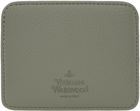 Vivienne Westwood Green Re-Vegan Half Moon Card Holder