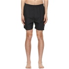 1017 ALYX 9SM Black Taffeta Swim Shorts
