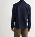 NN07 - Oscar Linen Jacket - Blue