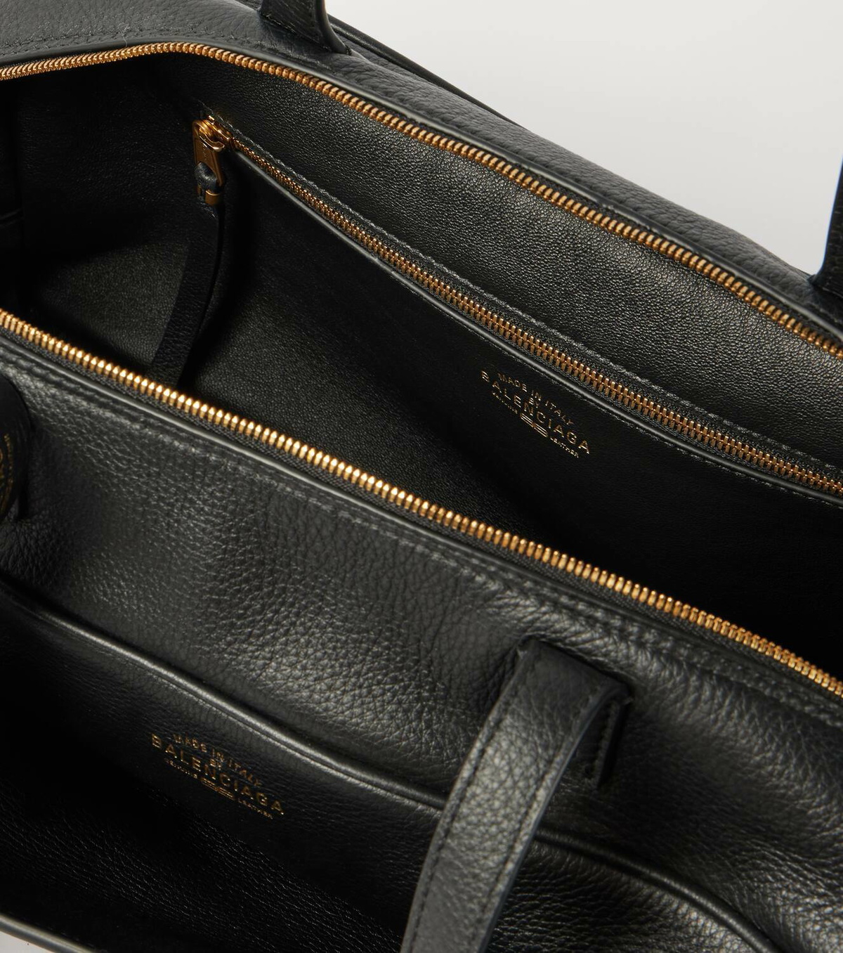 Balenciaga Carrie Medium leather bowling bag