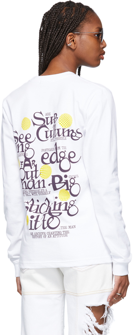 SSENSE WORKS SSENSE Exclusive White 'Out Of Sight' Long Sleeve T-Shirt