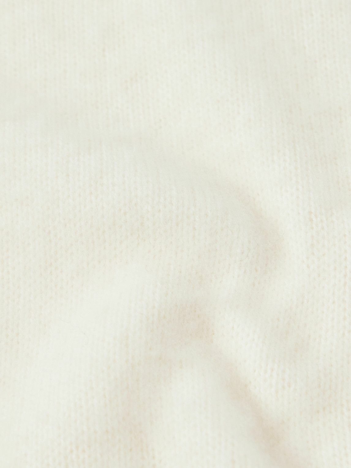 Boglioli - Slim-Fit Wool and Cashmere-Blend Sweater - White