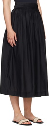 Loulou Studio Black Artemis Maxi Skirt