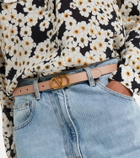 Valentino Garavani VLogo reversible leather belt