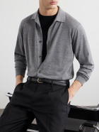 Lardini - Virgin Wool Polo Shirt - Gray