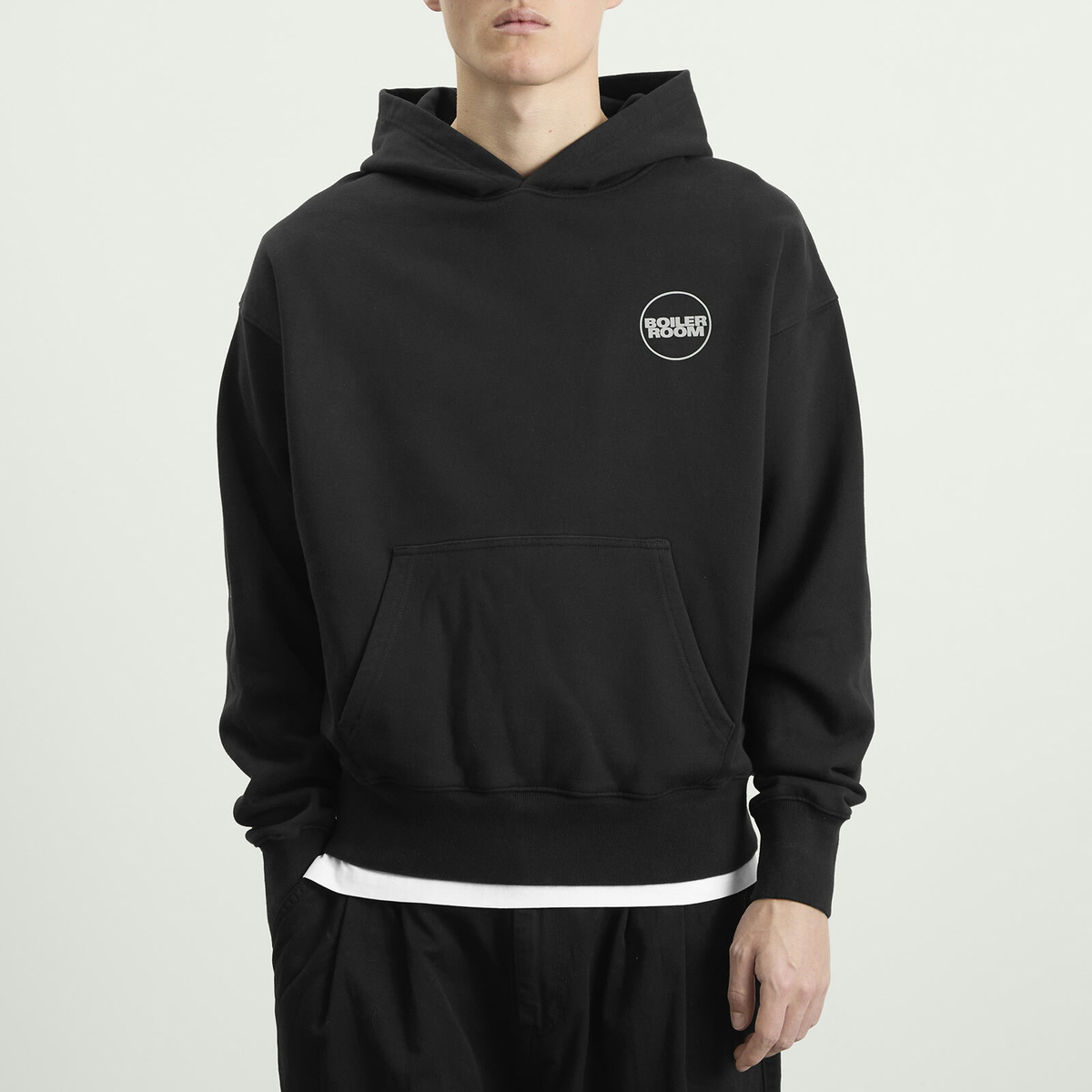 Boiler Room Men's 3M Core Logo Hoodie in Black