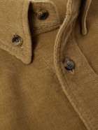 CELINE - Cotton-Corduroy Shirt - Brown