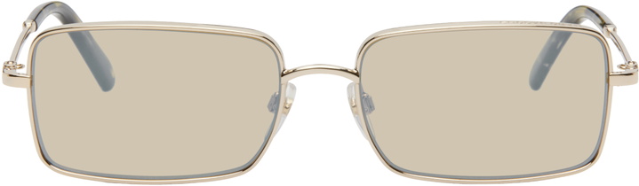 Photo: Marc Jacobs Gold Metal Logo Chain Sunglasses