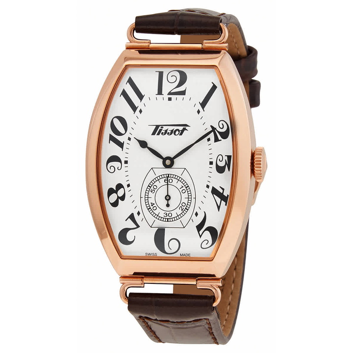 Photo: Tissot Heritage Hand Wind White Dial Unisex Watch T128.505.36.012.00