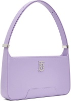 Burberry Purple TB Shoulder Bag