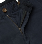 rag & bone - Midnight-Blue Fit 2 Slim-Fit Cotton and Linen-Blend Trousers - Midnight blue