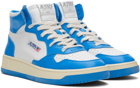 AUTRY Blue & White Medalist Sneakers