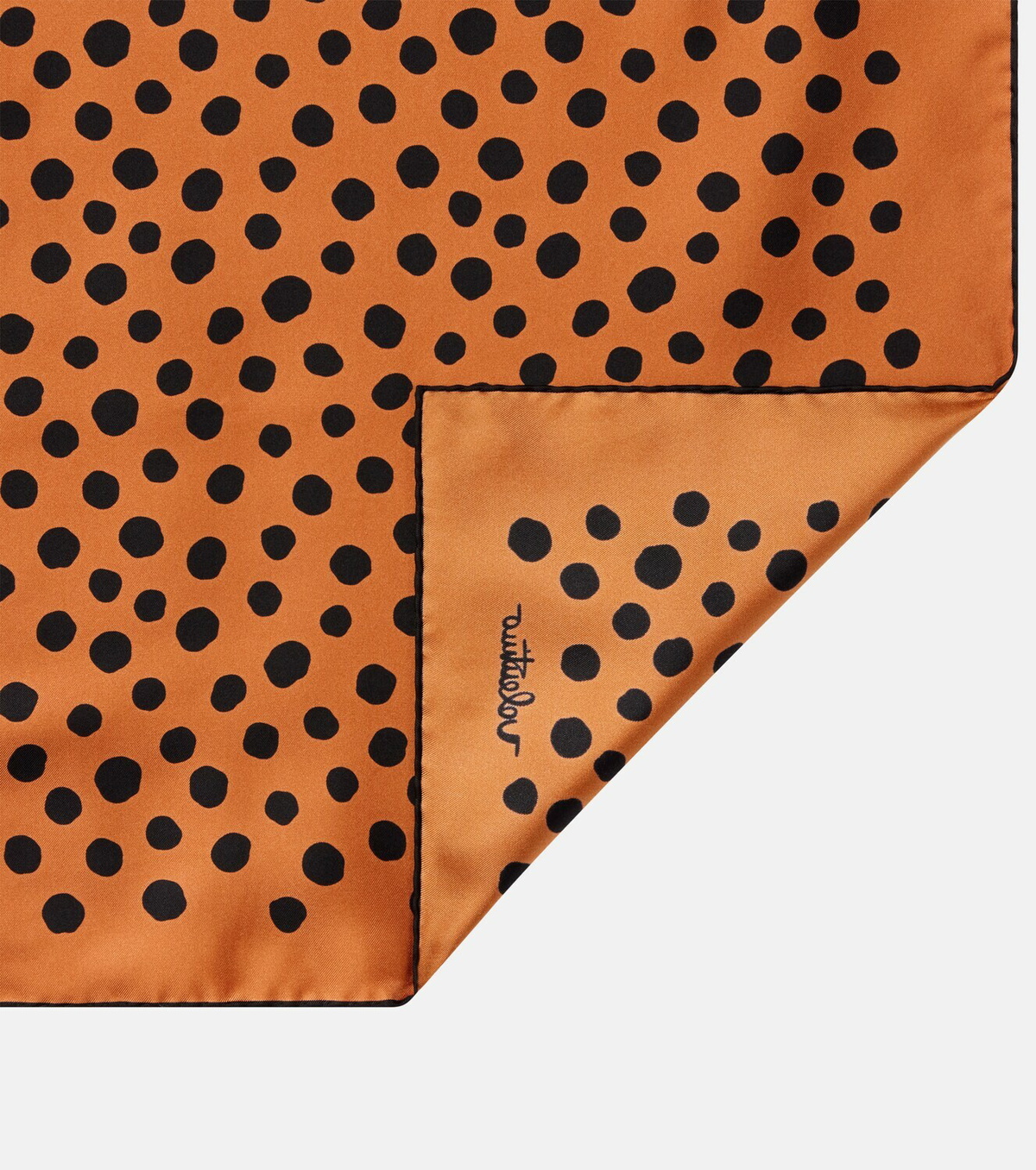 Valentino Polka-dot silk twill scarf