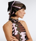 Pucci Iride silk twill head wrap