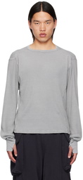 Entire Studios Gray Thermal Long Sleeve T-Shirt