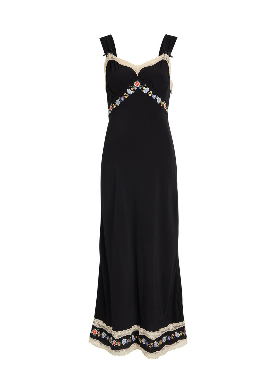 【Rixo】 Attiyaプリントスリップドレス Rixo Attiya printed slip dress Rixo