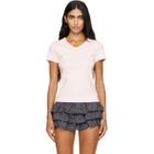 Fruity Booty Pink V-Neck T-shirt