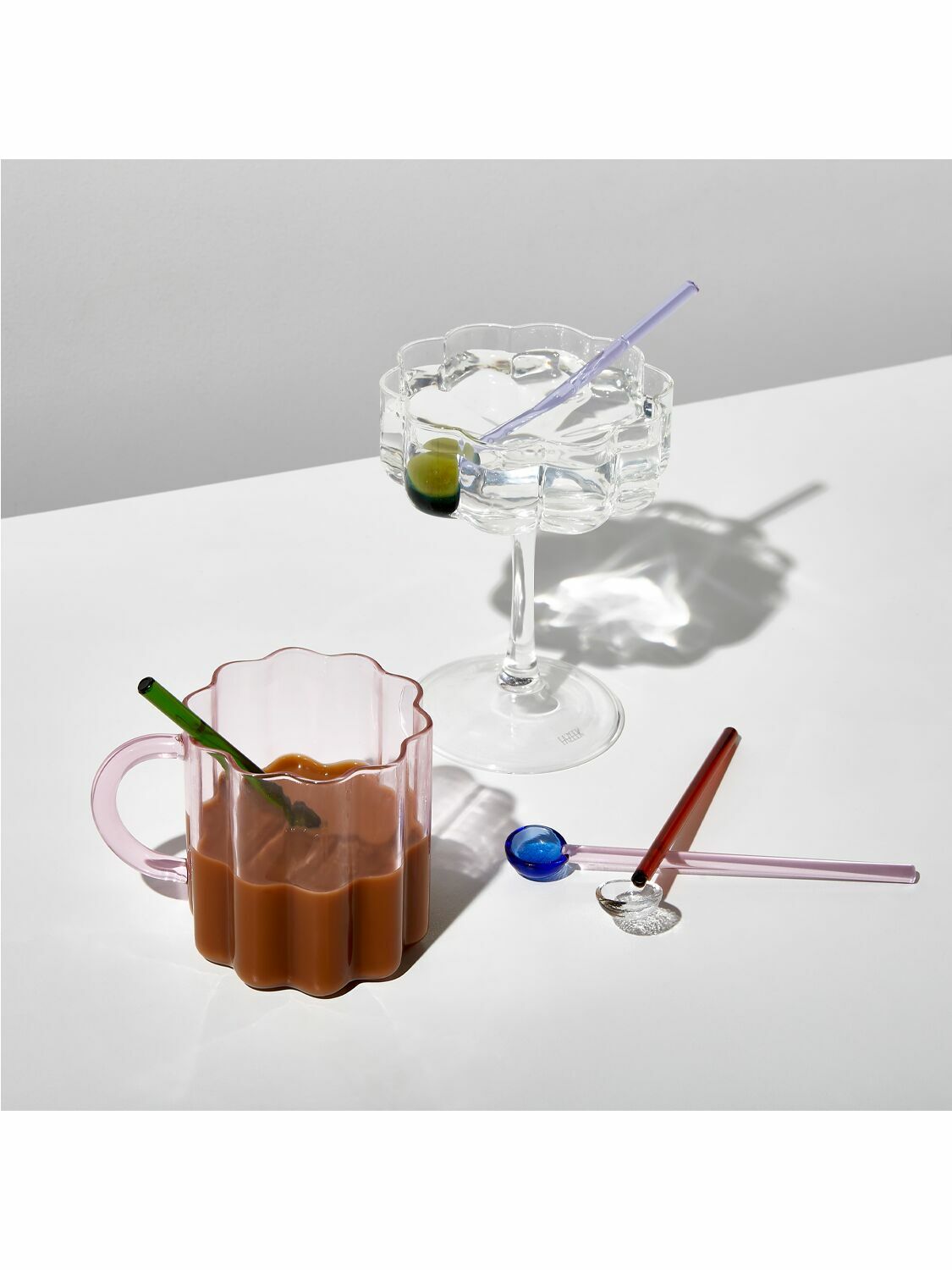 FAZEEK Set Of 2 Clear Wave Coupes
