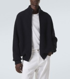 Umit Benan Suvretta wool-blend zip-up cardigan