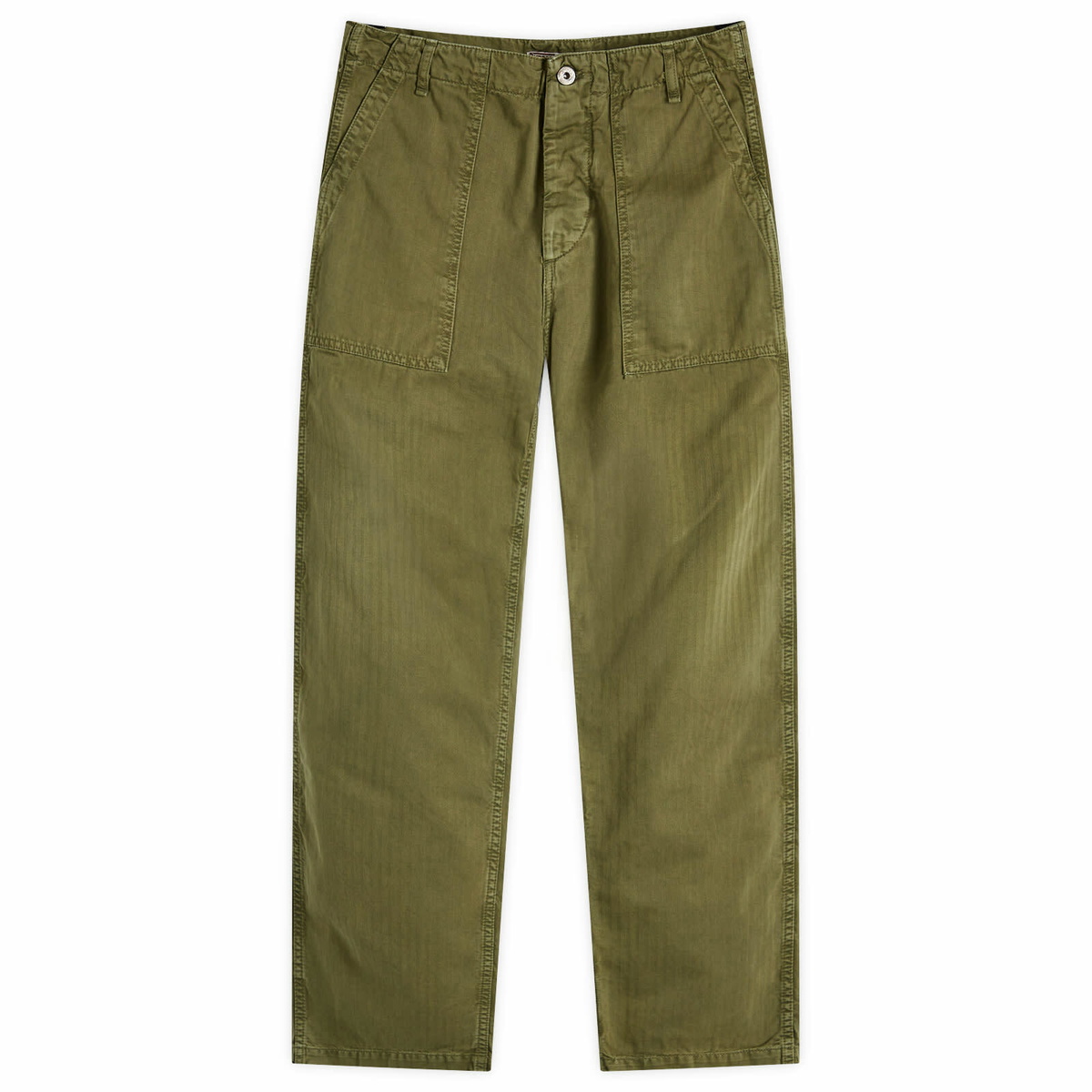 Dubbleware Men's Herringbone Fatigue Pants in Military