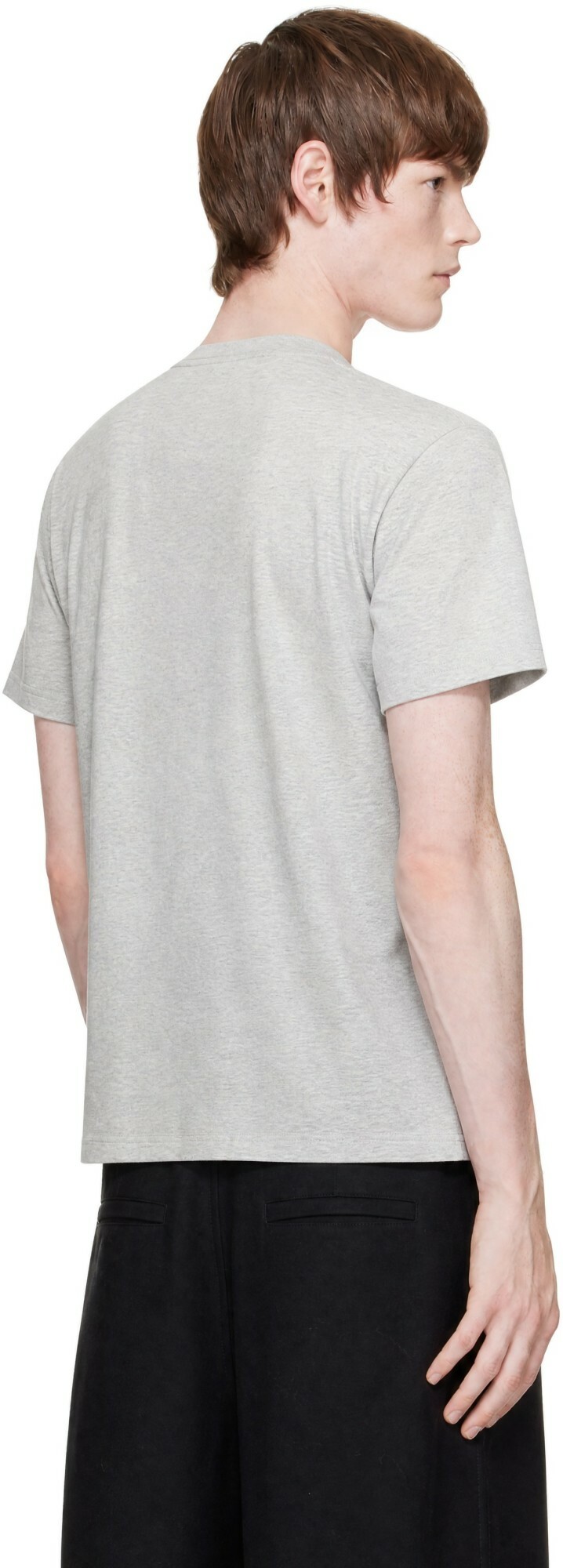 Givenchy Gray Regular Fit Logo T-shirt