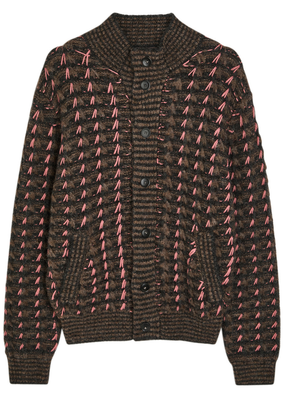 Stephan Schneider Blue Wool and Mohair Cardigan Stephan