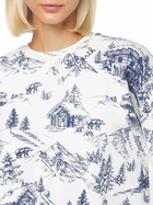 MC2 Saint Barth Woman Fleece Sweatshirt With Toile De Jouy Print