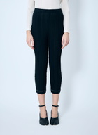 Pleats Please Issey Miyake Pleated Cropped Pants