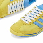 Adidas x Sporty & Rich SL72 Sneaker in Light Yellow/Real Blue/White