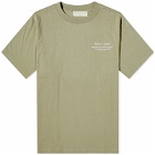 Museum of Peace and Quiet Men's Wellness Program T-Shirt in Olive