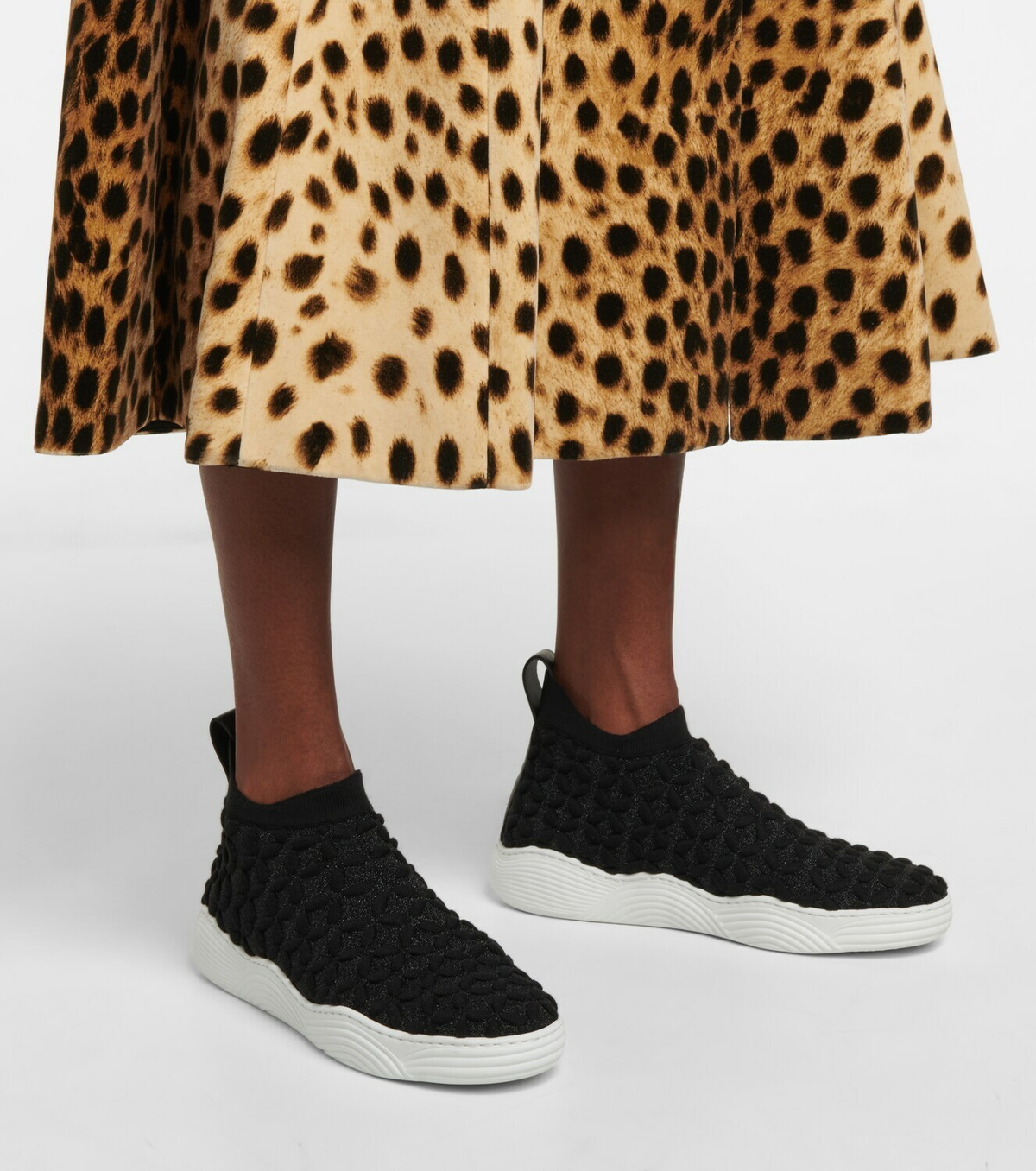 Alaïa Stretch-knit sneakers