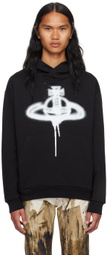 Vivienne Westwood Black Spray Orb Hoodie