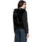 MACKAGE Black Gwendal Reversible Faux-Fur Hoodie