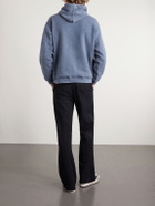 A.PRESSE - Vintage Cotton-Jersey Hoodie - Blue