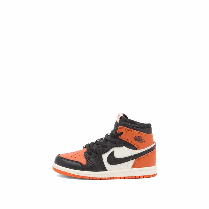 Photo: Air Jordan 1 Retro High TD Sneaker in Black/Sail/Starfish