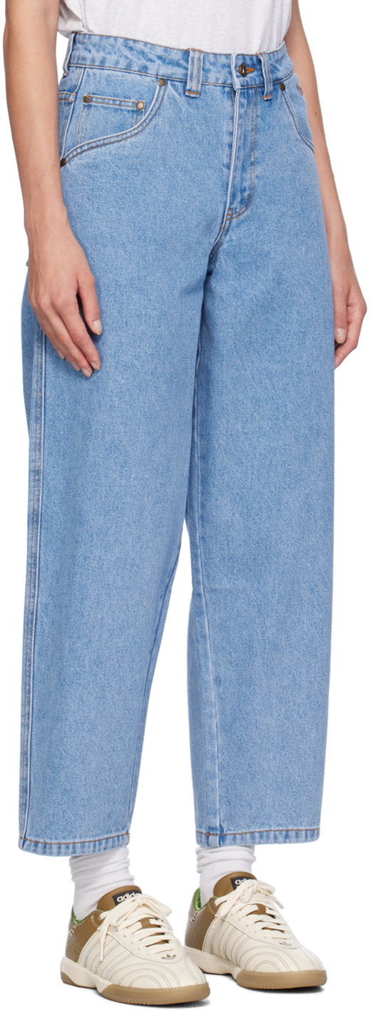 Dime Blue Classic Baggy Jeans